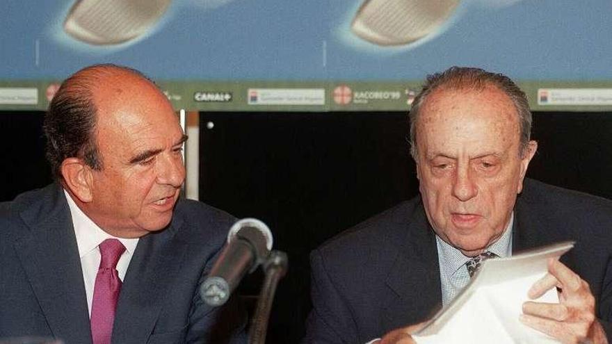 Emilio Botín y Fraga, en la Casa de Galicia, en Madrid.