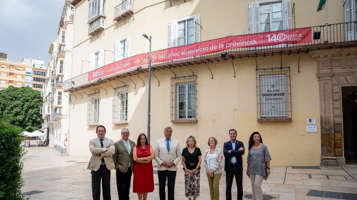 La Cámara de Comercio de Málaga celebra sus 140 años de historia.