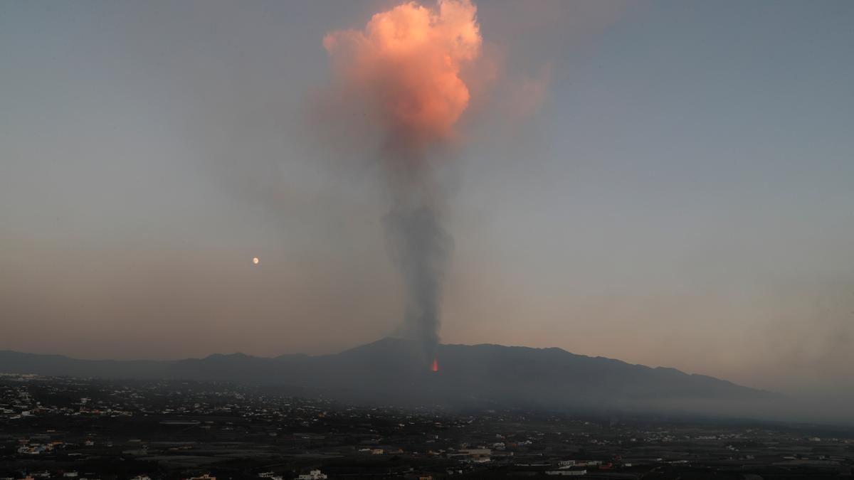 Así han evolucionado las coladas por la erupción del volcán de La Palma