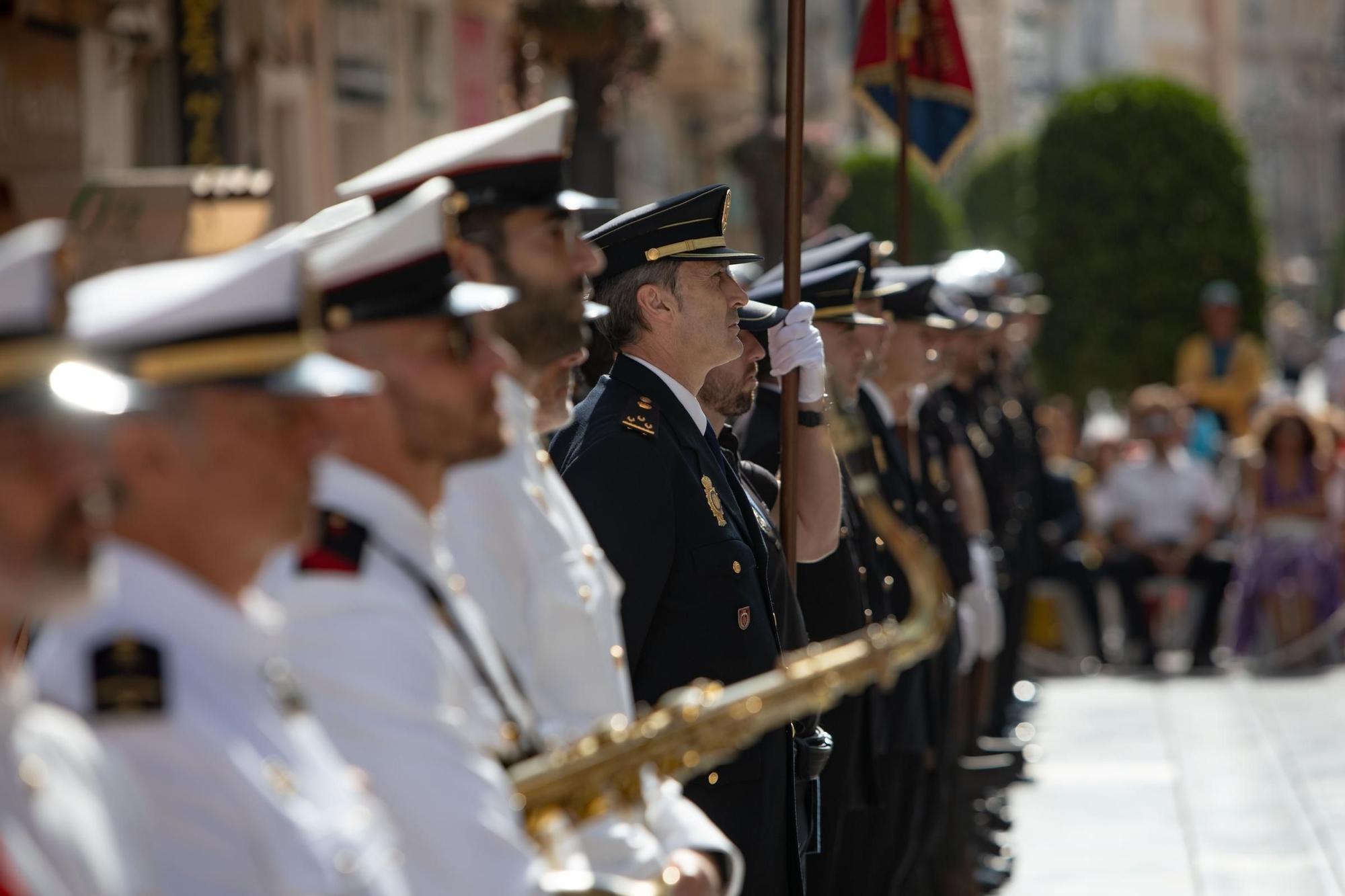 La Policía conmemora en Cartagena el día de los Ángeles Custodios