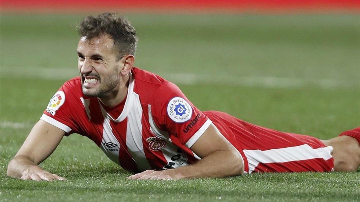 Stuani se lamenta de una ocasión