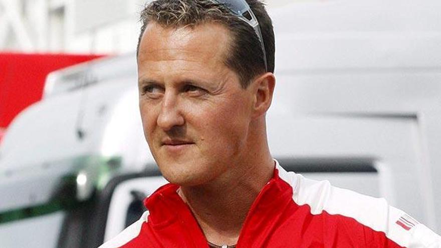 Michael Schumacher, en el circuito de Montmeló, el pasado mes de julio.