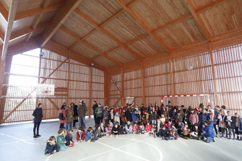 Inauguración de la pista cubierta de Cimadevilla