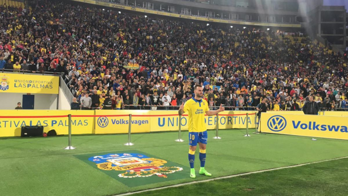 Presentación galáctica de Jesé en Las Palmas