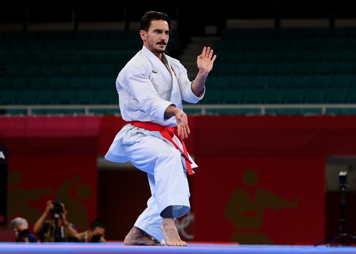 Damián Quintero, medalla de plata en kárate