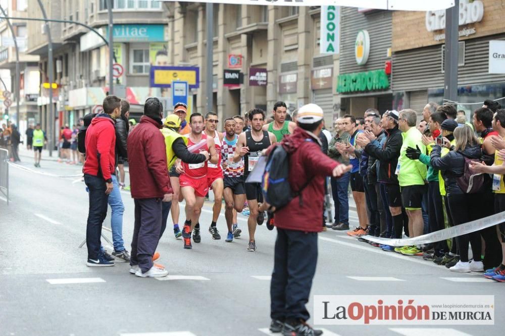 Murcia Maratón y 10 k. Paso por la Gran Vía