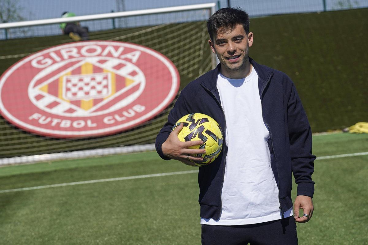 Fran Beltrán, a la Massana, després d'un entrenament