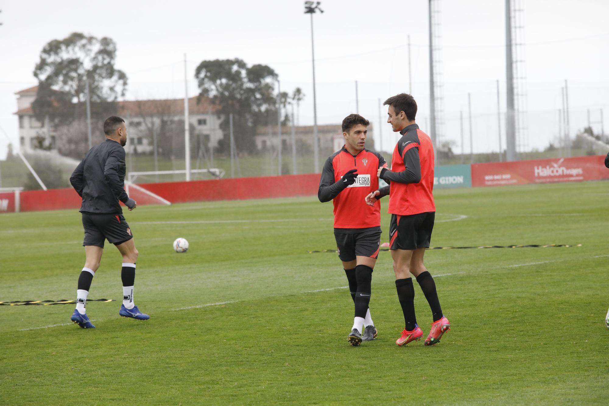 Entrenamiento del Sporting