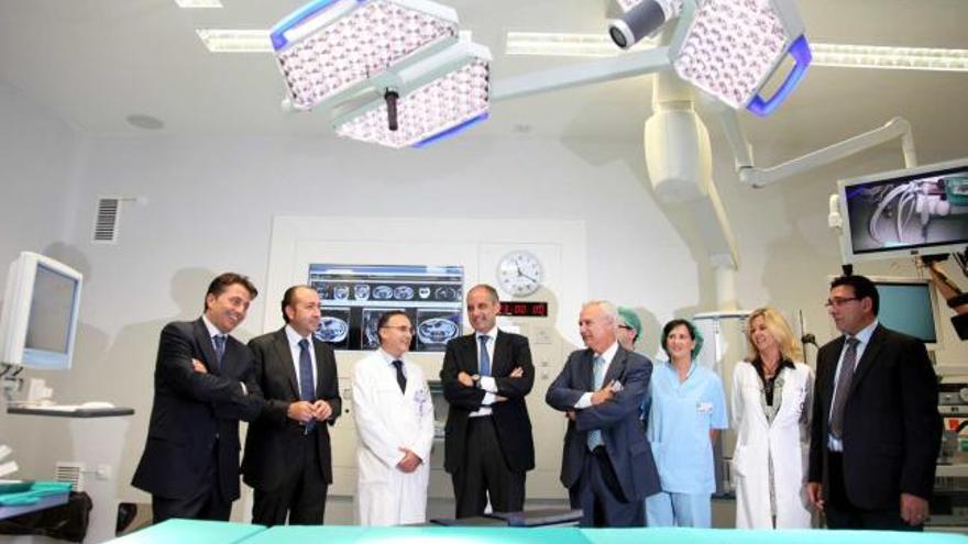 Camps, durante la inauguración del nuevo hospital del Vinalopó, el pasado verano.