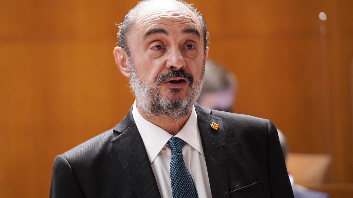 El presidente del Gobierno de Aragón, Javier Lambán.