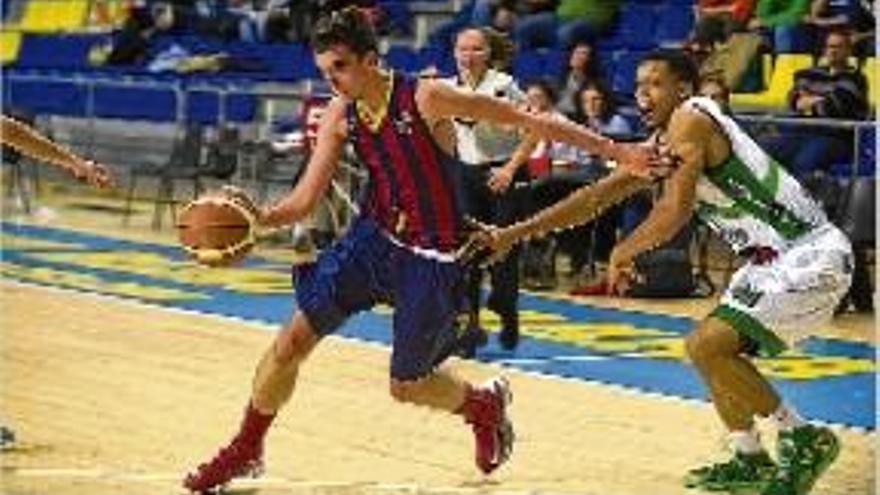 El manresà Marc Garcia en un partit del Barça B, a la LEB Or