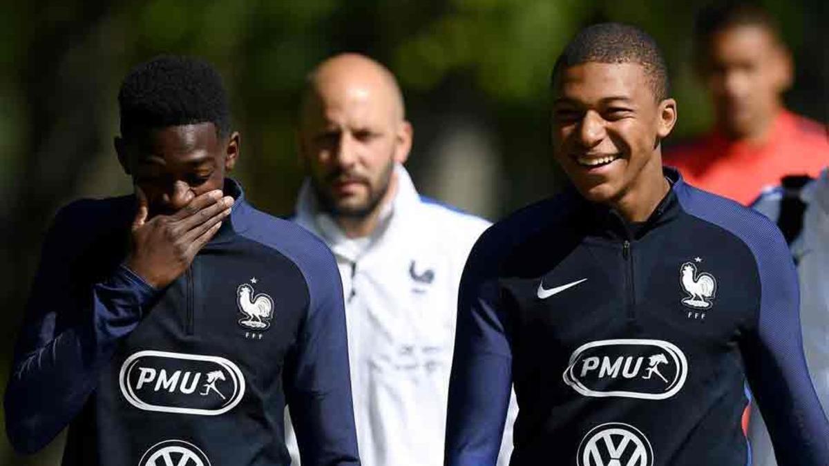 Mbappé está con la selección francesa