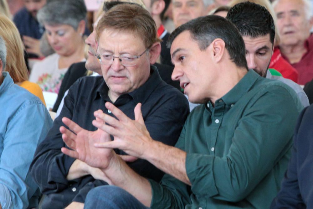 Mitin de Pedro Sánchez en Mislata