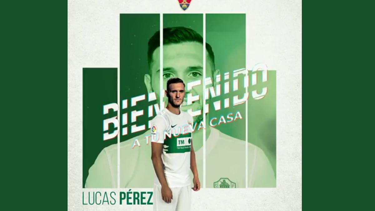 Lucas Pérez, nuevo jugador del Elche