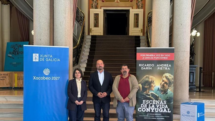 Ricardo Darín traerá a Vigo «Escenas de la vida conyugal», uno de los grandes éxitos del teatro en español