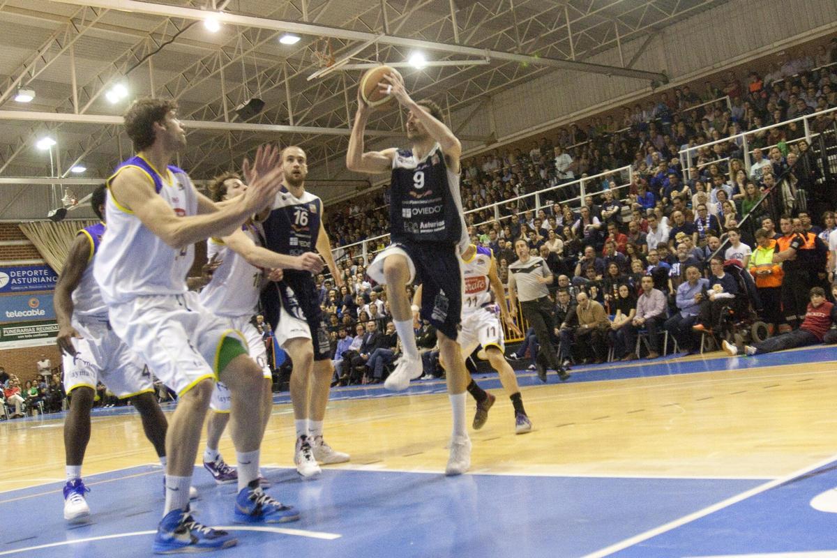 EN IMÁGENES: un repaso por los siete play-off de ascenso a la ACB que ha disputado el Alimerka Oviedo Baloncesto en su historia