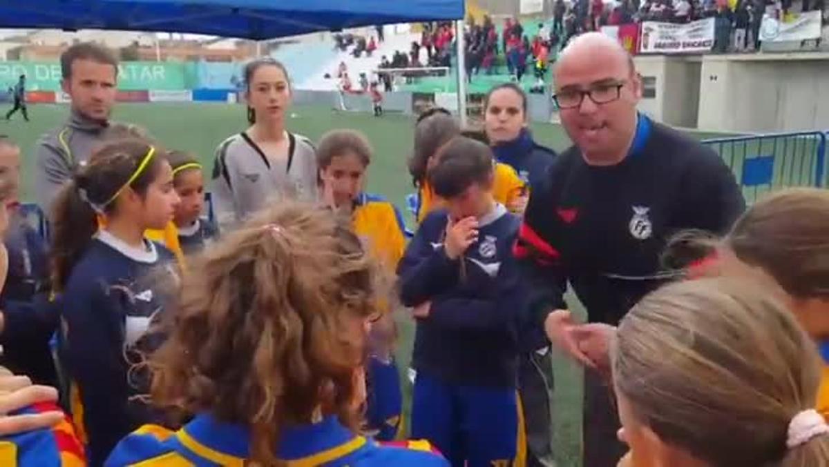 El discurso motivador de Menchi a la Selección Valenciana U12 femenina