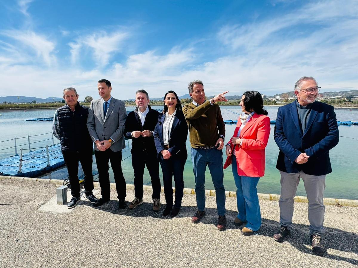 Visita institucional celebrada este miércoles en las instalaciones de la Comunidad de Regantes.
