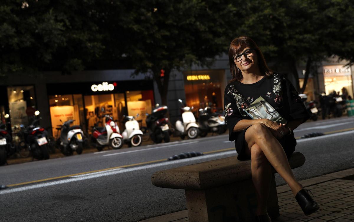 La escritora Carmen Amoraga, autora de 'La memoria infiel'.