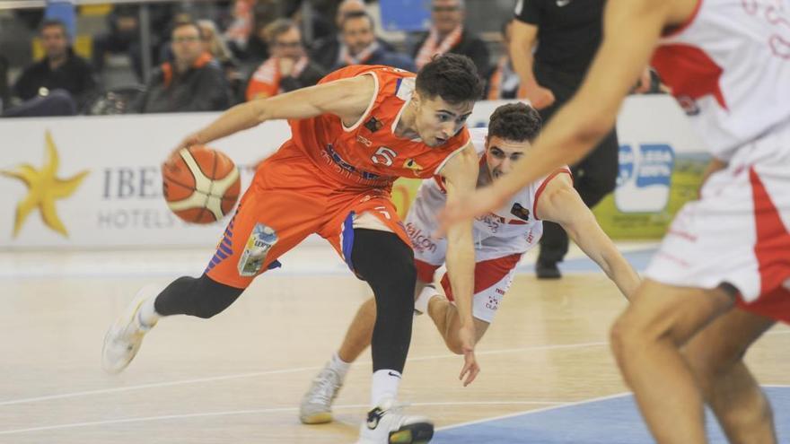 Pablo Ferreiro, en un partido del Leyma.