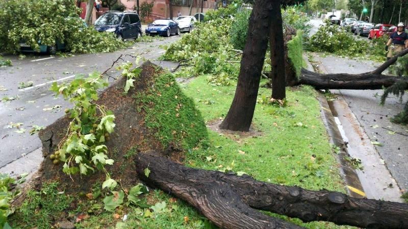 Fuerte tormenta en Zaragoza