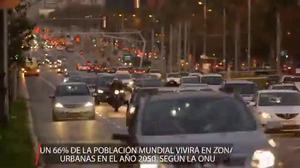 Prova de l’aplicació Parfinder de Seat a Barcelona. 