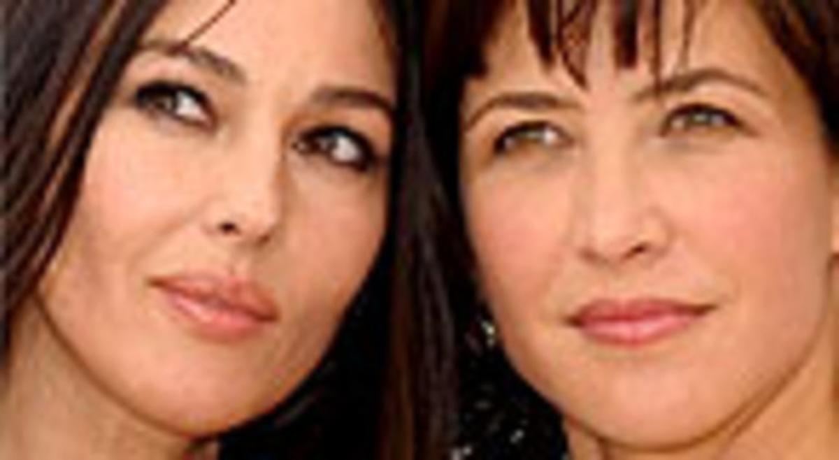 Bellucci i Marceau, avui a Cannes. Bellucci i Marceau, avui a Cannes.