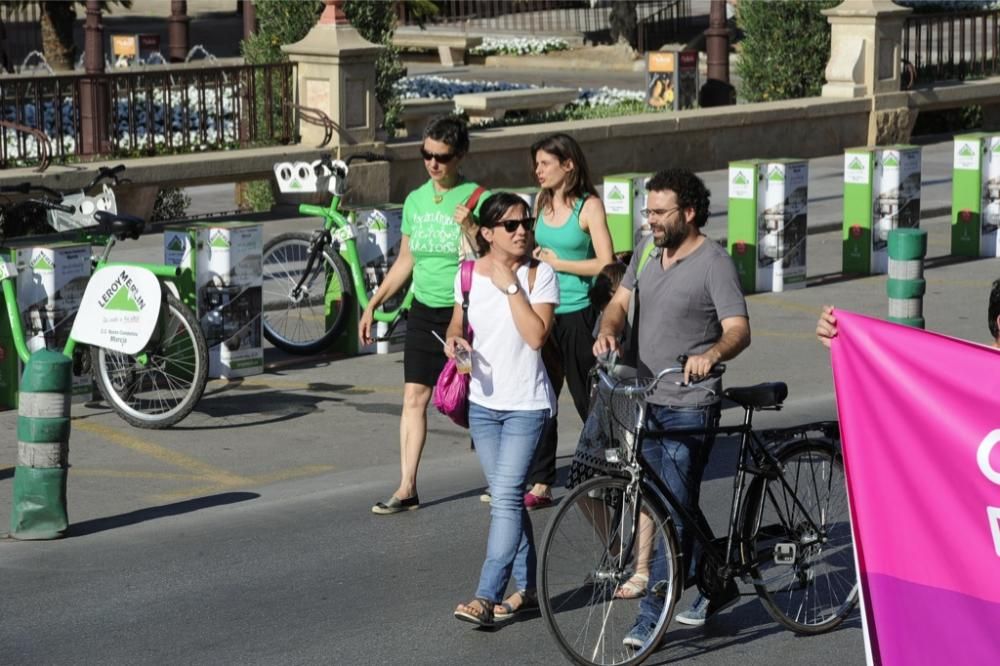 La protesta de educación en Murcia, en imágenes