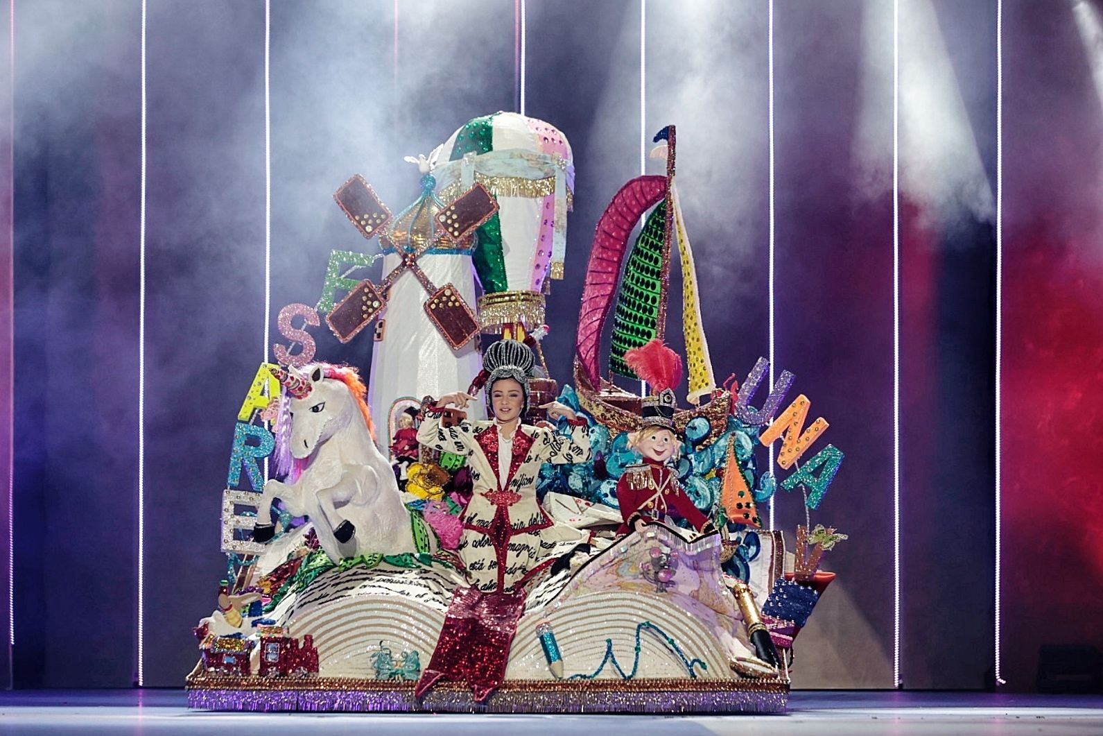 Candidatas a Reina Infantil del Carnaval de Santa Cruz de Tenerife