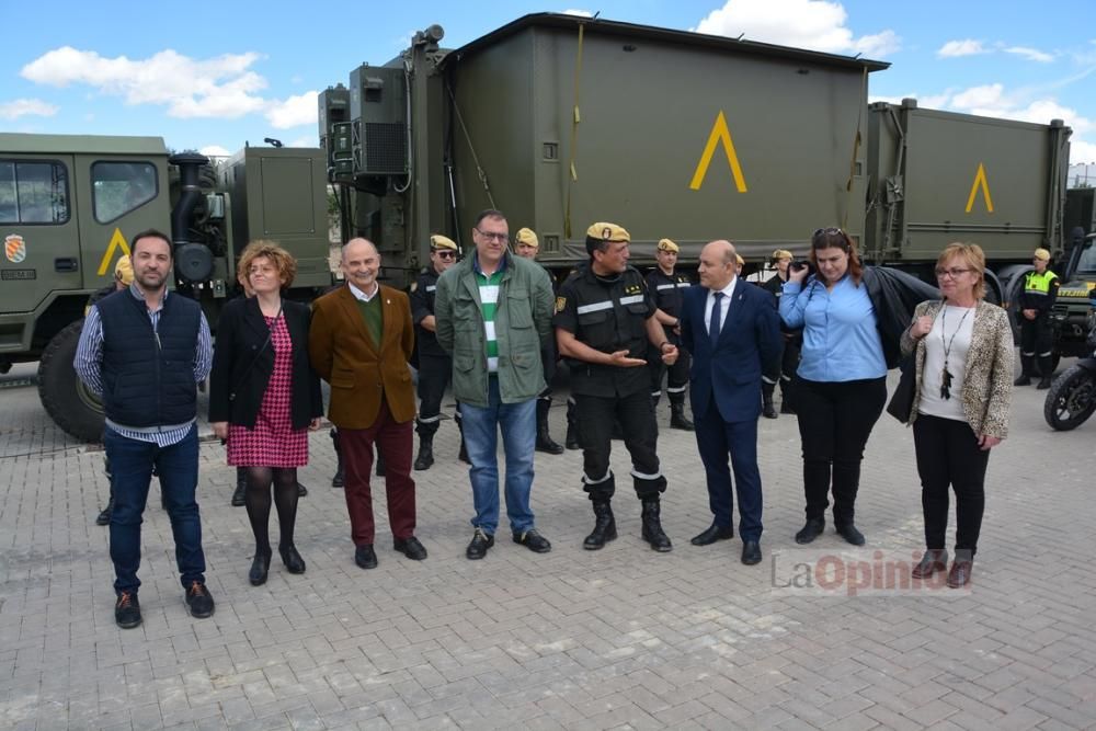 La Unidad Militar de Emergencias en Cieza