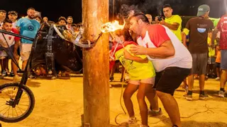 Así se vivió el nuevo acto taurino infantil en el Port de Sagunt