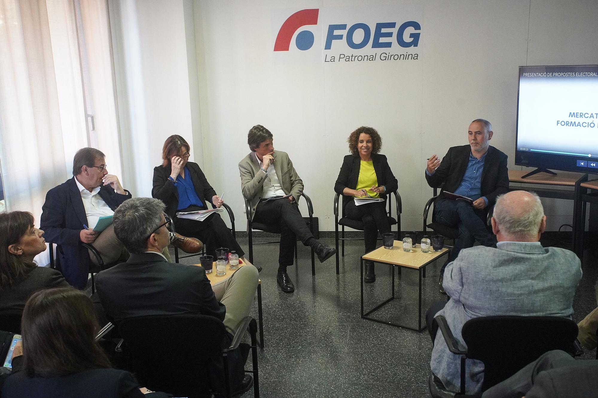 El debat dels candidats gironins a la FOEG en imatges