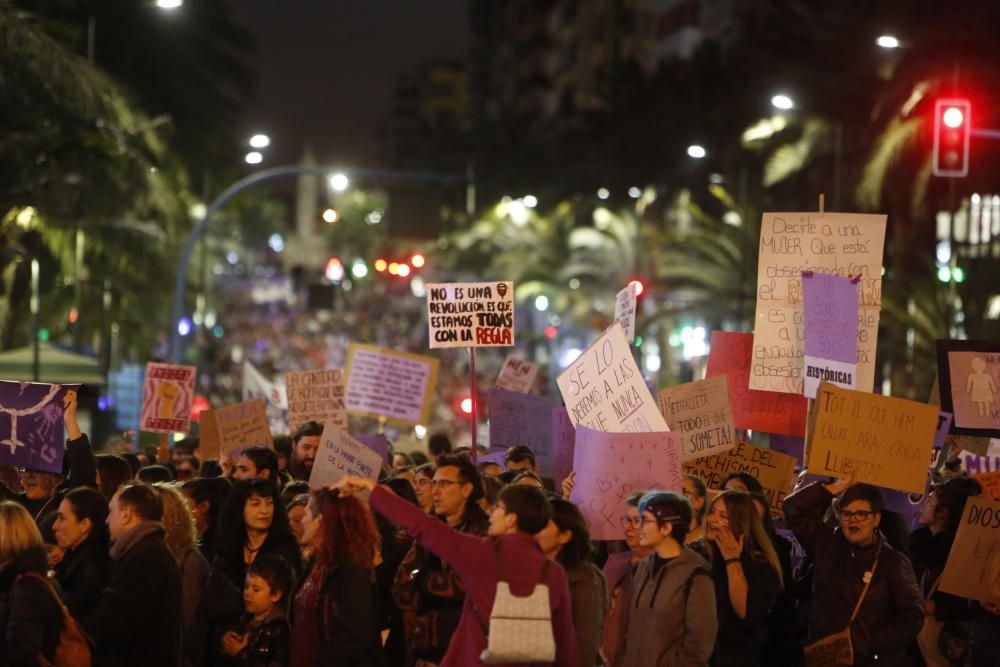 Manifestación del 8M en Alicante