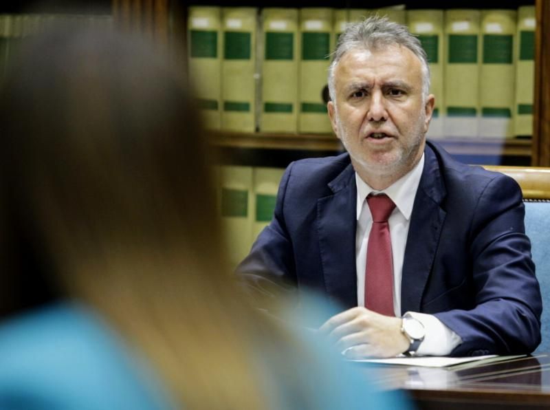 Reunión de Victor Torres presidente del gobierno de Canarias con el grupo PSOE  | 14/05/2020 | Fotógrafo: Delia Padrón