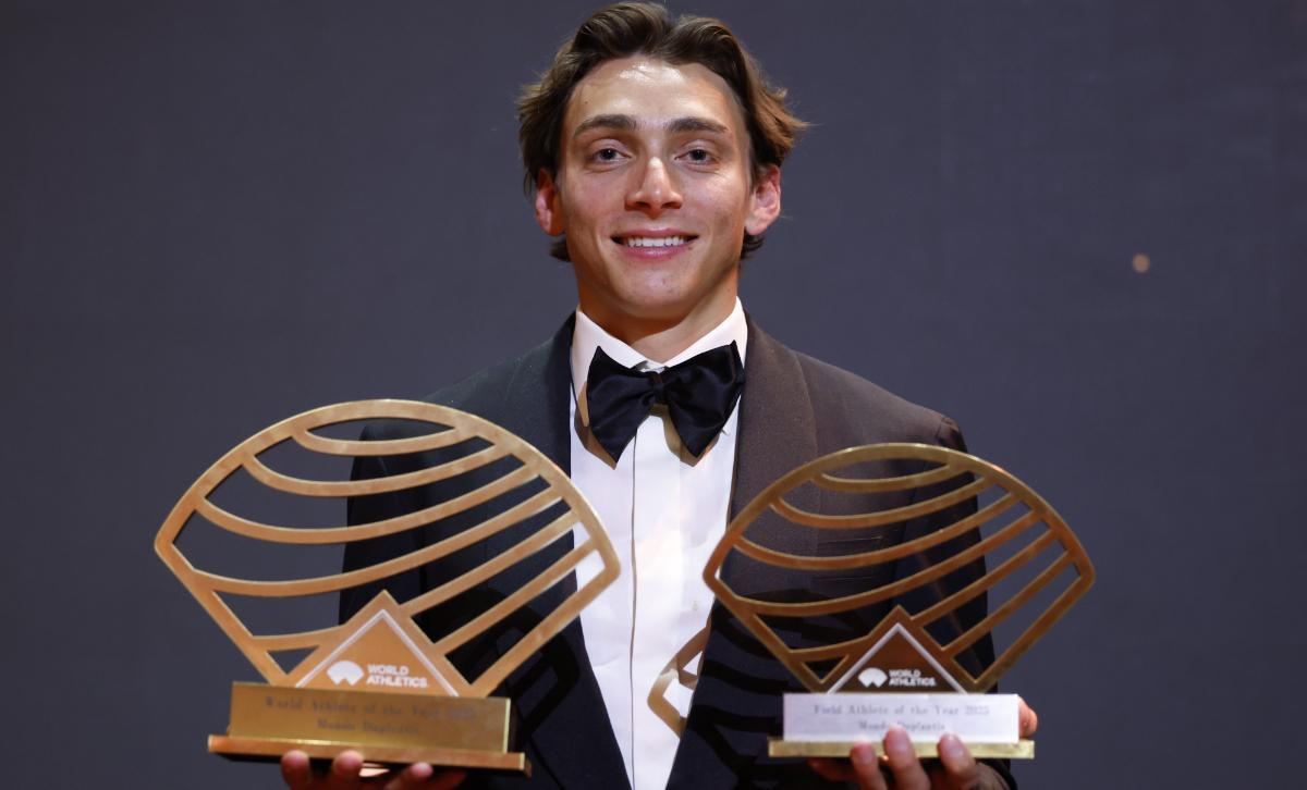 'Mondo' Duplantis fue elegido 'Mejor Atleta de 2025'