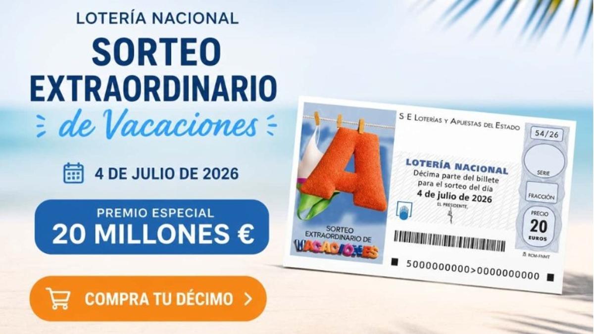 Sorteo Extraordinario de Vacaciones de Lotería Nacional