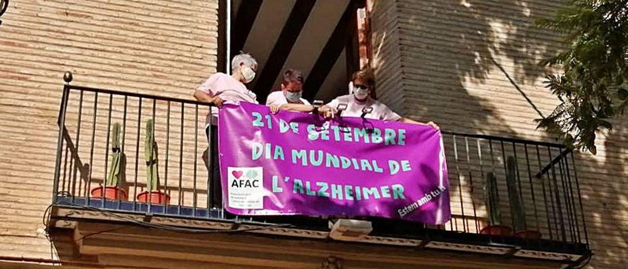 Colectivos de  l&#039;Horta visibilizan la enfermedad del Alzheimer