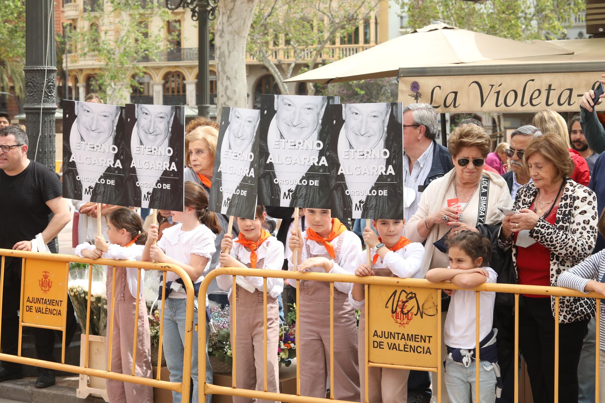 Las Fallas homenajean a Algarra en la entrega de premios