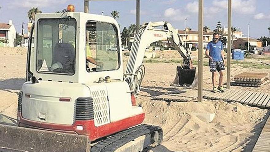 Almassora deja listas las playas tras ejecutar mejoras por 29.000 euros