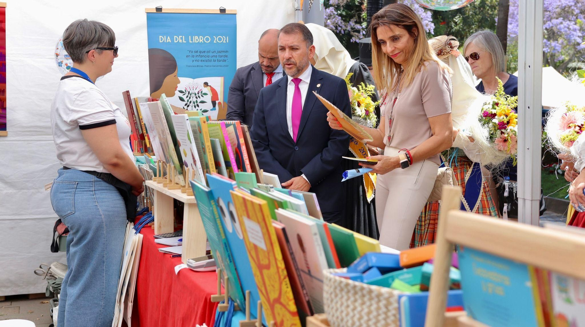 Inauguración de la exposición de flores y plantas del Parque García Sanabria