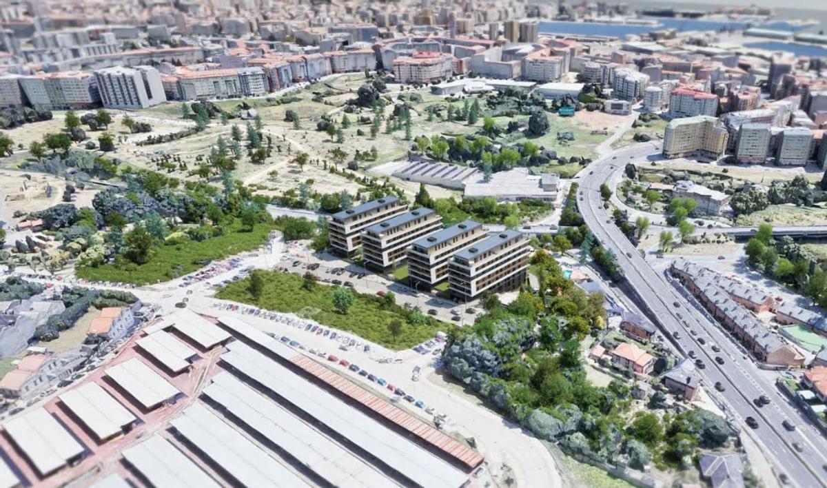 Eirís acompasa su crecimiento urbanístico a las obras del hospital con 300 pisos más
