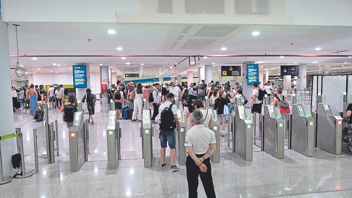 Las tres áreas de filtros de seguridad compartirán una zona única