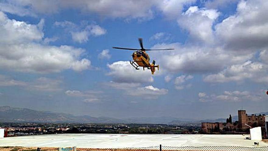 L&#039;helicòpter del SEM ja pot traslladar pacients crítics de nit des de l&#039;hospital de Tortosa