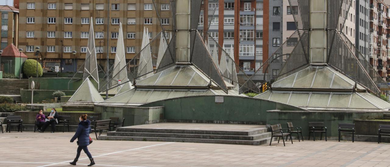 Plaza de Los Fresnos.