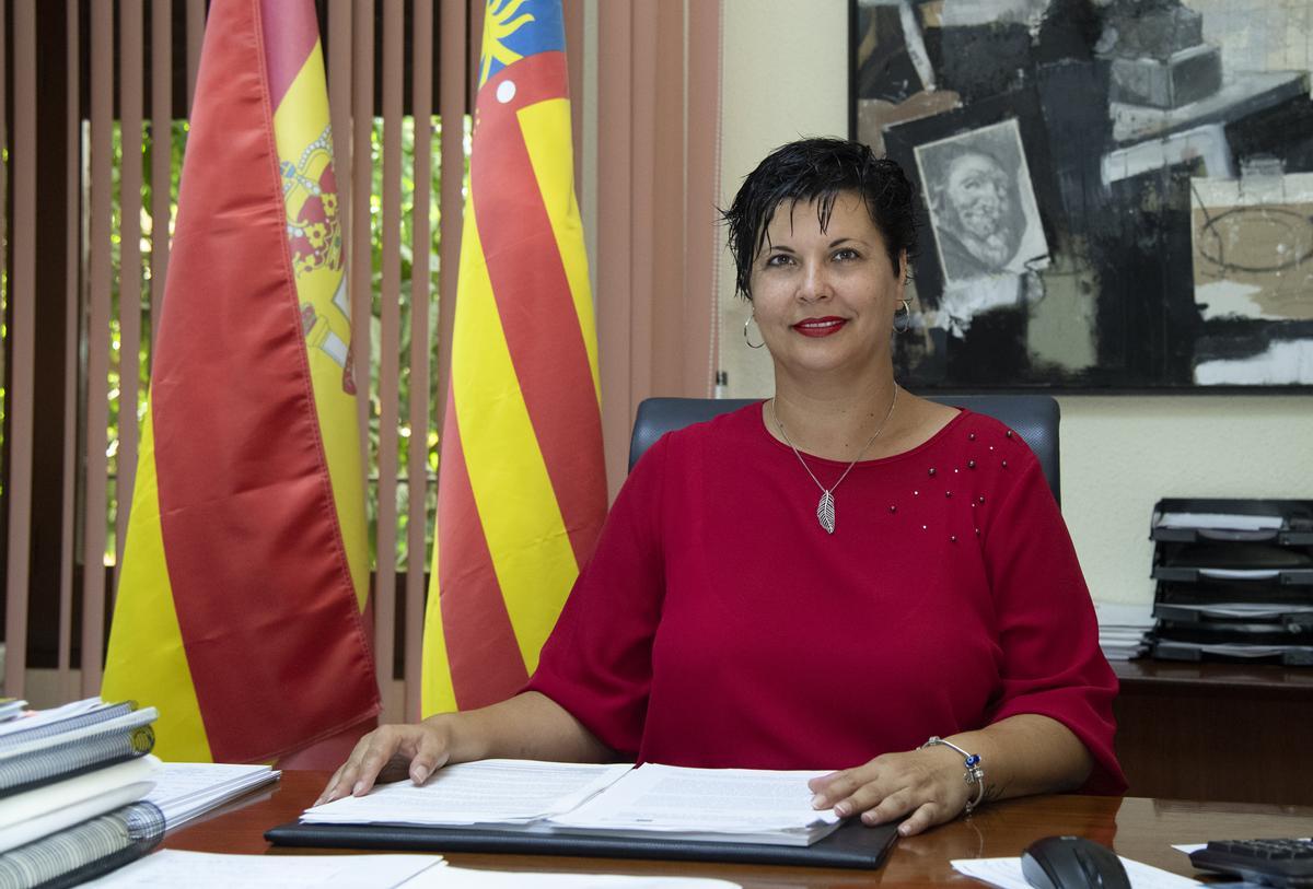 La vicepresidenta de la Diputación de Castellón y encargada del centro socio educativo Penyeta Roja, Patricia Puerta.