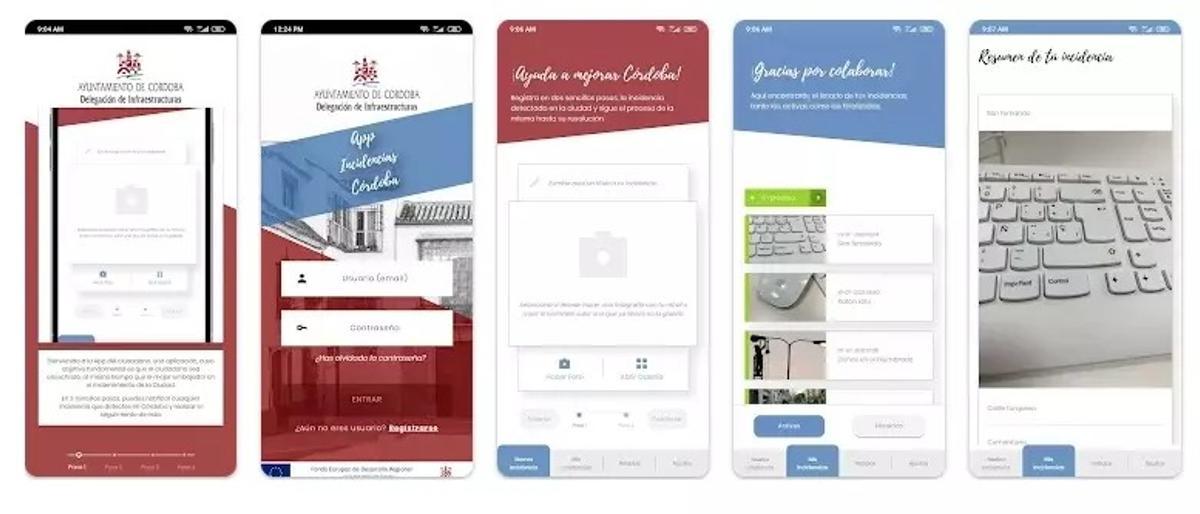 Captura de pantalla de la aplicación 'Mira por Córdoba'