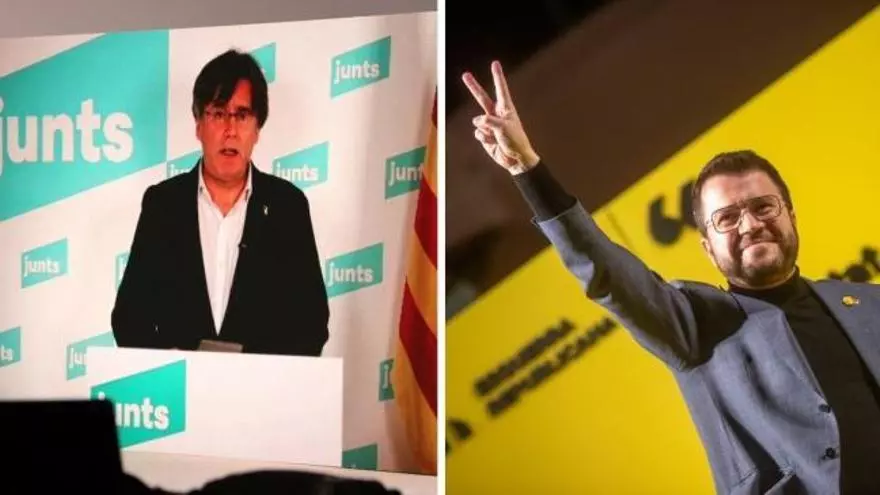 Retrets creuats entre ERC i JxCat