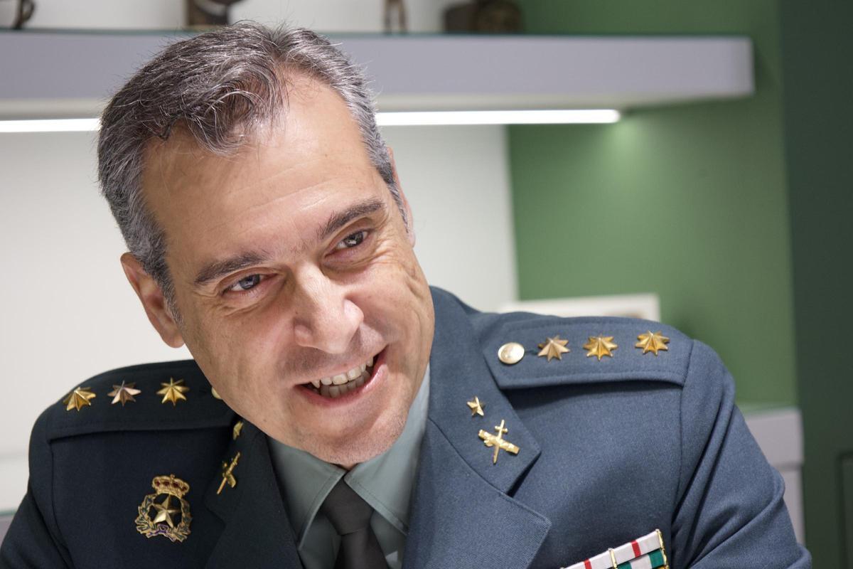 Francisco Pulido Catálan, coronel jefe de la Guardia Civil en la Región de Murcia.