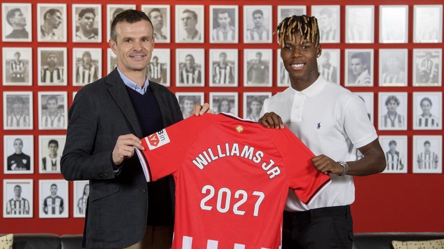 Nico Williams amplía su contrato con el Athletic hasta 2027