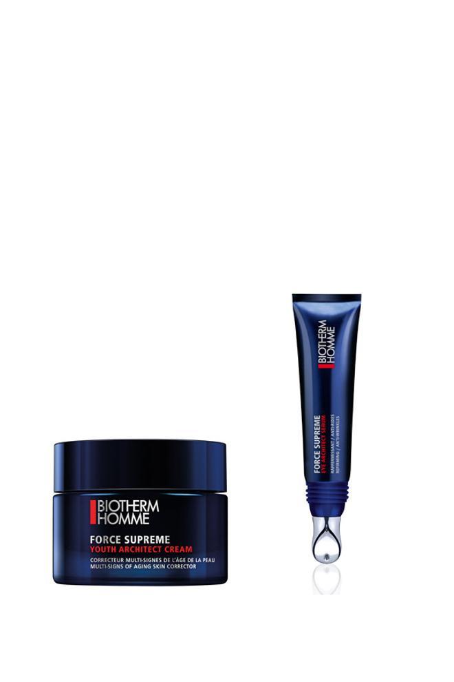 Biotherm Homme: Contorno de ojos y crema Force Supreme